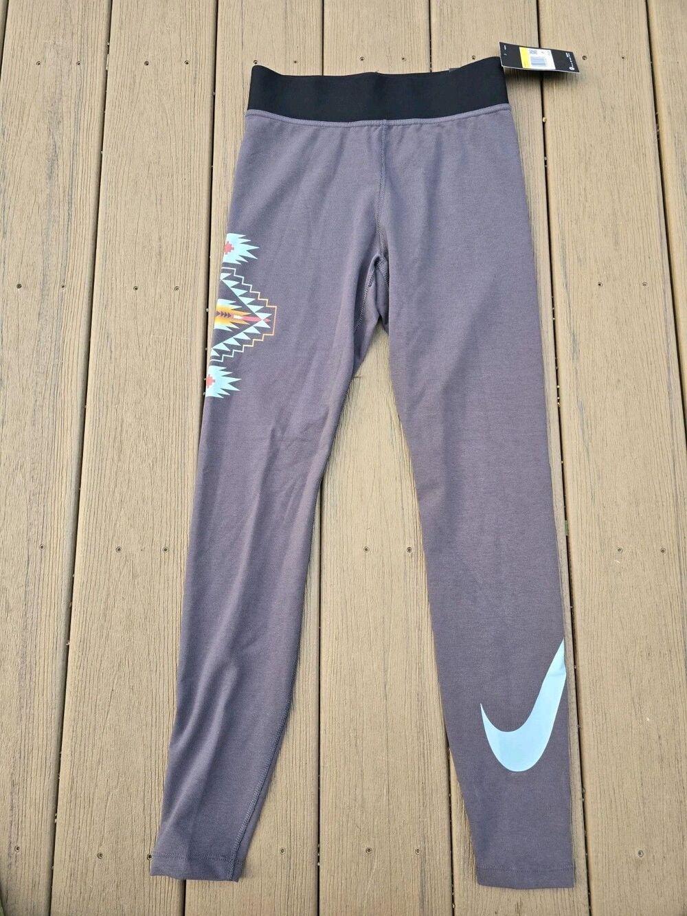 Nike Dri-Fit N7 Athletic Pants Women's Size Small Leggings NWT Aztec Tribal New